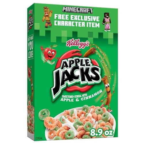 Kellogg's, Apple Jacks Cereal, 8.9 Oz