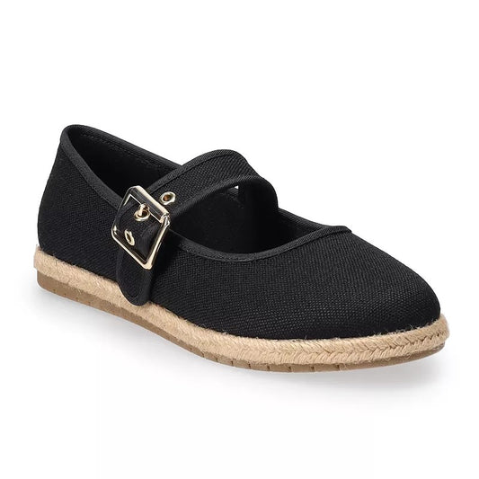 LC Lauren Conrad Holland Women's Espadrille Mary Jane Flats