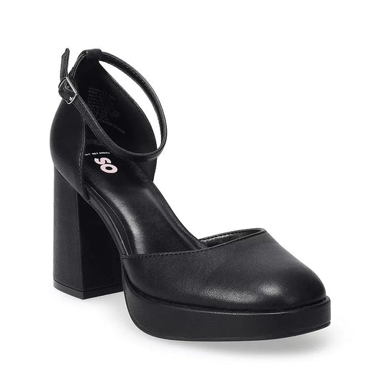 SO® Jinny Women's Ankle Strap Platform Shoes