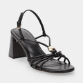 Apt. 9® Juleiein Women's Block Heel Slingback Sandals, Black (Size 9)