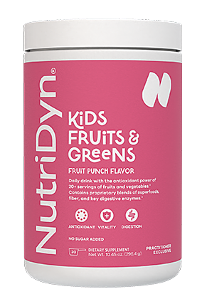 Kids Fruits & Greens Daily Drink Fruit Punch Flavor, 10., by NutriDyn
