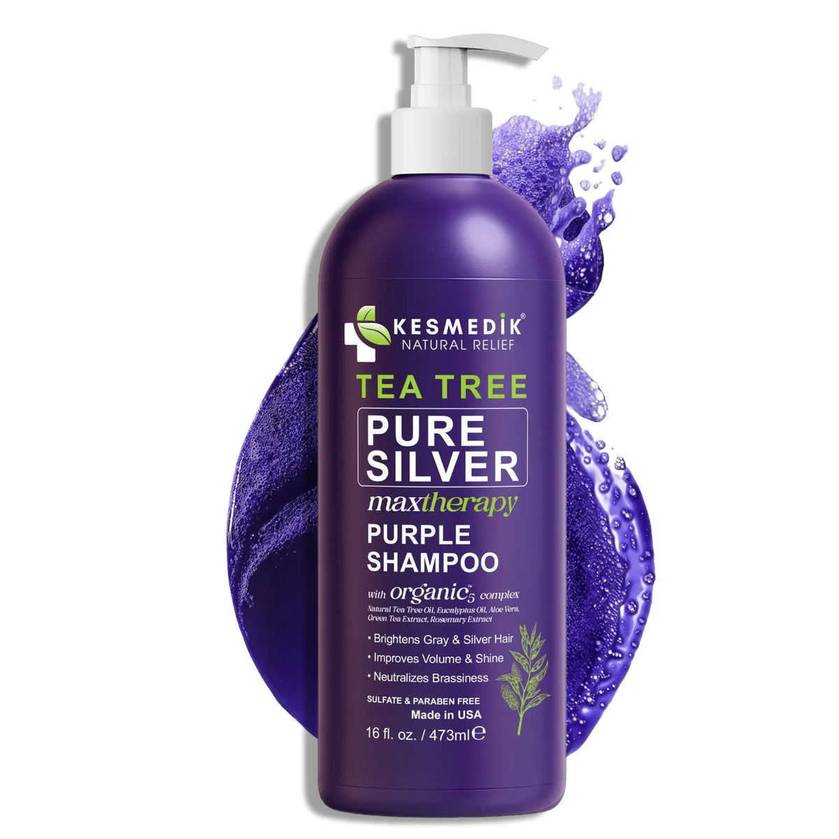 KESMEDIK Tea Tree Purple Shampoo