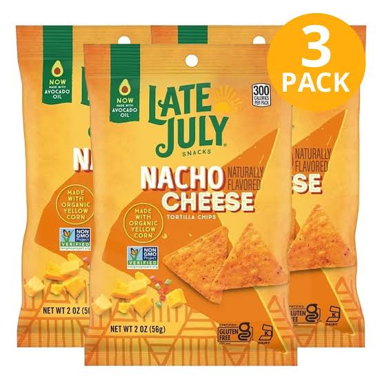 Late July, Nacho Cheese Chip Tortilla, 2 Oz