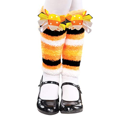 Candy Corn Fairy Leg Warmers, Children Standard Size, 1 Pair