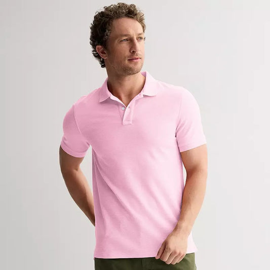 Men's Sonoma Goods for Life® Short Sleeve Pique Polo