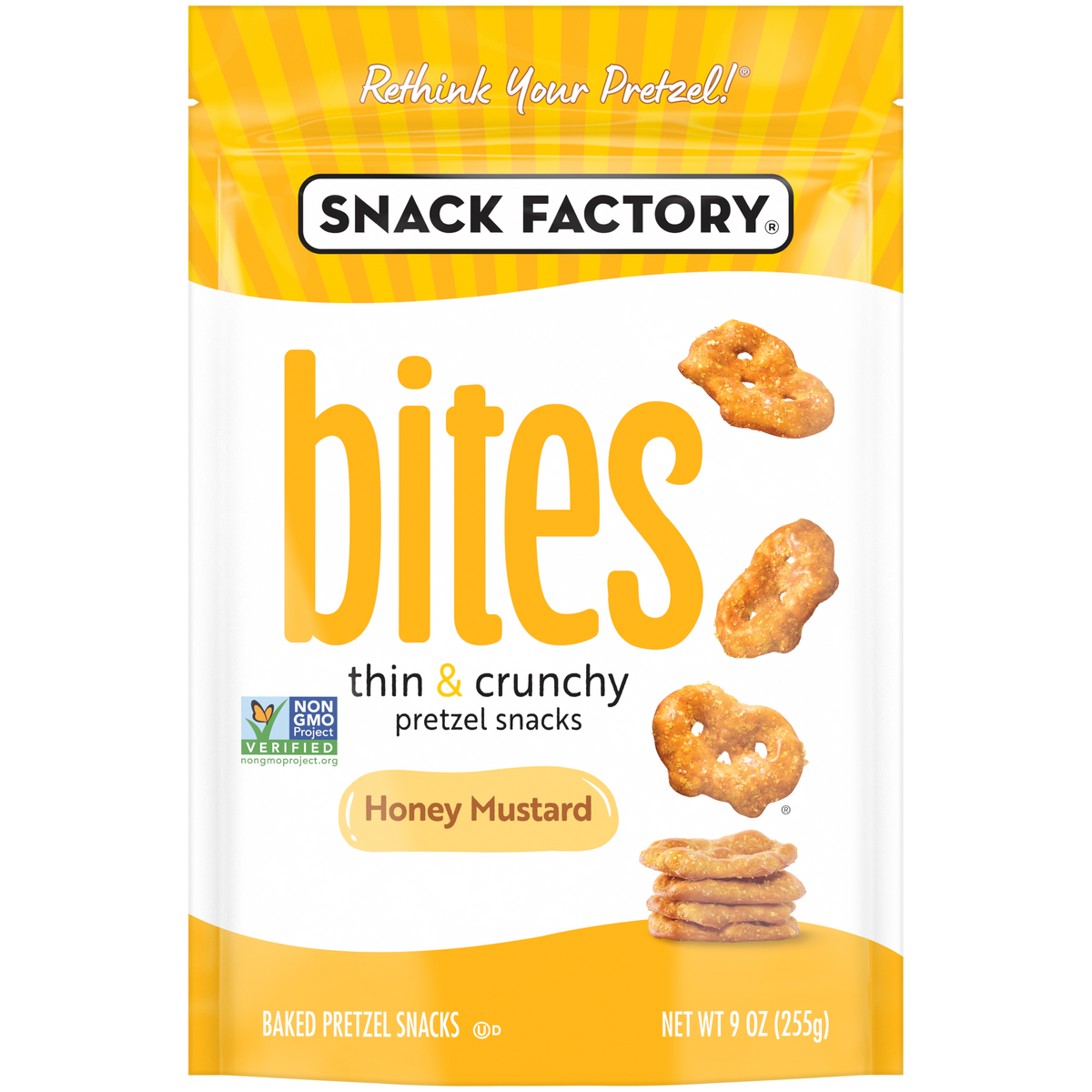 Pretzel Crisps Bites, honey mustard 2.6 oz