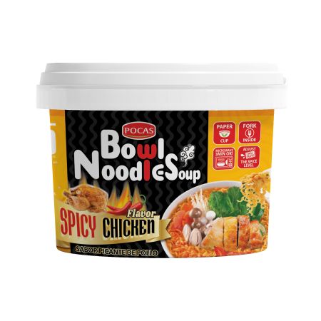 Bowl Noodle Soup, Spicy Chicken