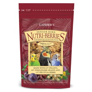 10 Oz NutriBerries Senior Cockatiel Bird Food