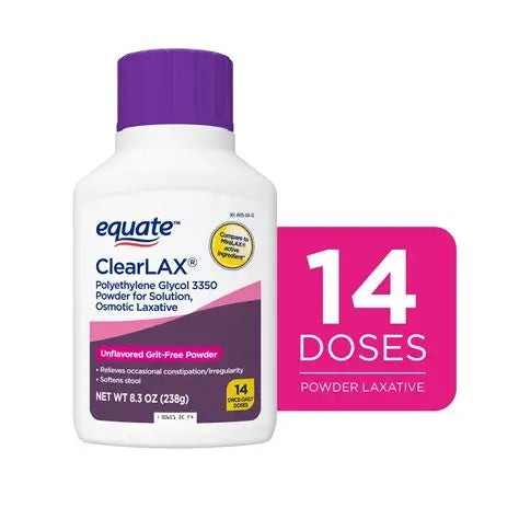 Equate Clearlax Polyethylene Glycol 3350 Powder