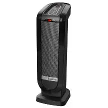 Lasko Oscillating Ceramic Tower Space Heater With Remote, Ct22835c, Black Black 22