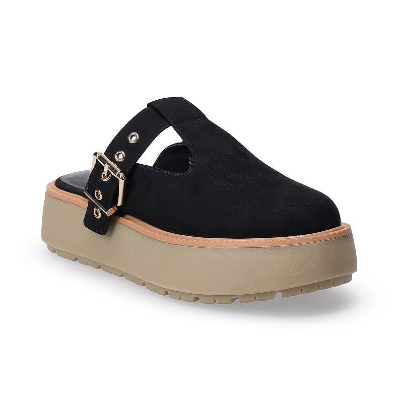SO® Olav Platform Women's Slip-on Clogs (Size 9)