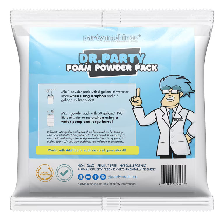 One Powder Pack Makes up to 120 Gallons of Foam