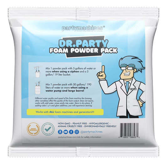 One Powder Pack Makes up to 120 Gallons of Foam