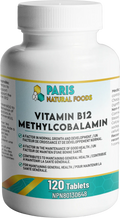 Paris Natural Foods Vitamin B12 Methylcobalamin 120tablets