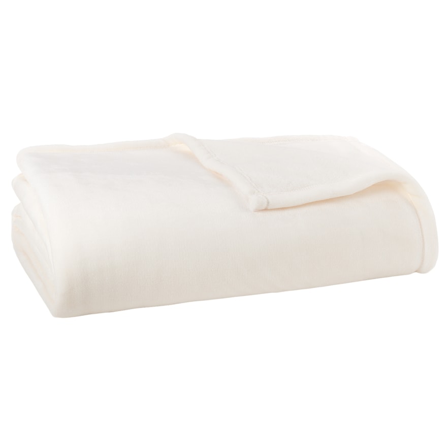 The Big One® Supersoft Plush Bed Blanket, Bright White
