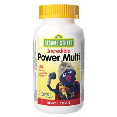 Webber Naturals Sesame Street Incredible Power Multi Cherry and Peach