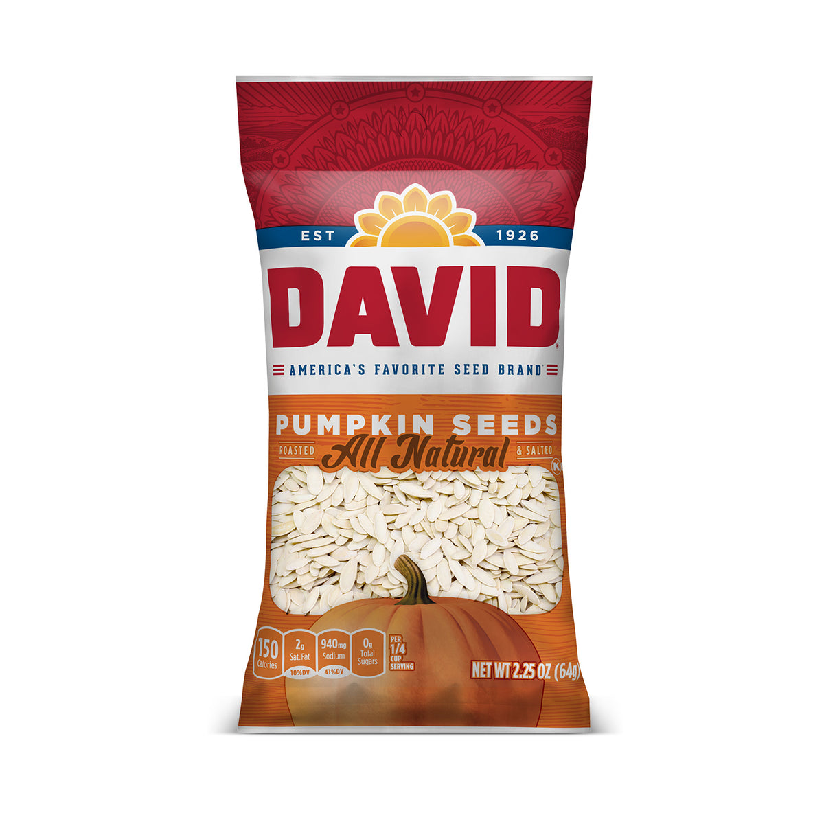 David Pumpkin Seeds- Pack of 12