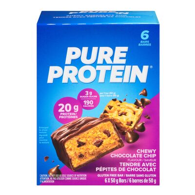 Pure Protein Bars Chewy Chocolate Chip 50g