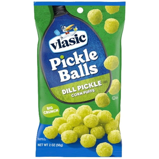 Vlasic Pickle Balls Dills Pickle Corn Puffs 56g