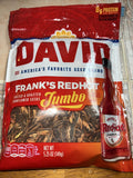 David Jumbo Franks Red Hot Seeds 5.25oz Bag