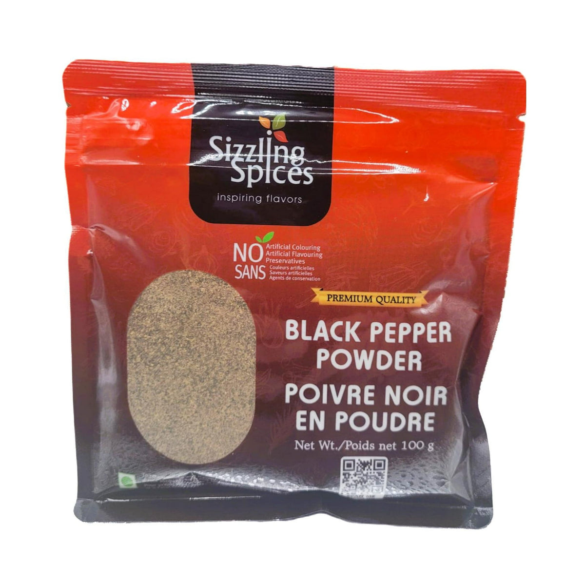 Sizzling Spices Ground Black Pepper 100 G