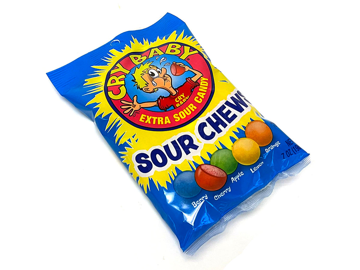Cry Baby Sour Chews 7 Oz. Bag