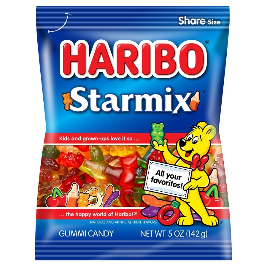 Haribo Starmix Gummi Candy, 5 Oz