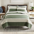 Sonoma Goods for Life® Sunbury Stripe Pieced Quilt or Sham, Sunbury Green (Full/Queen)