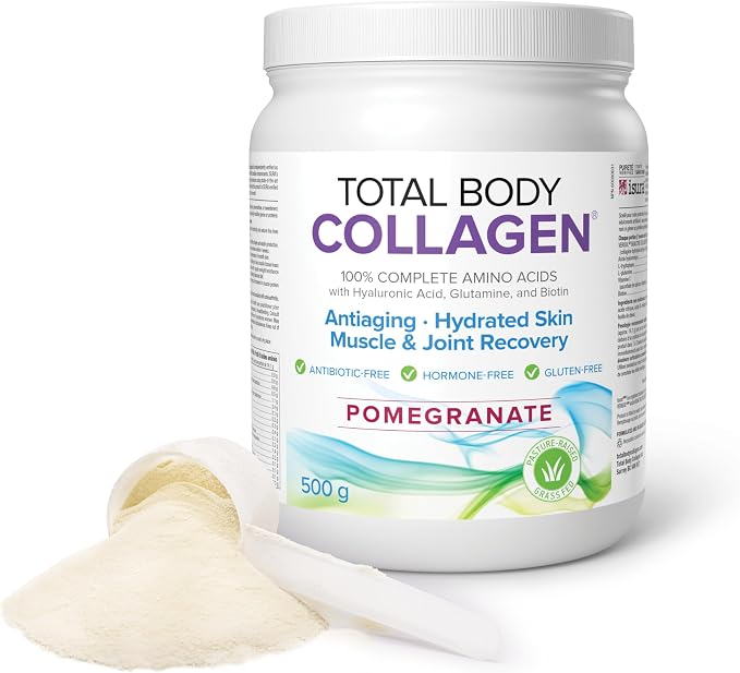Natural Factors Total Body Collagen Powder Pomegranate, 500g