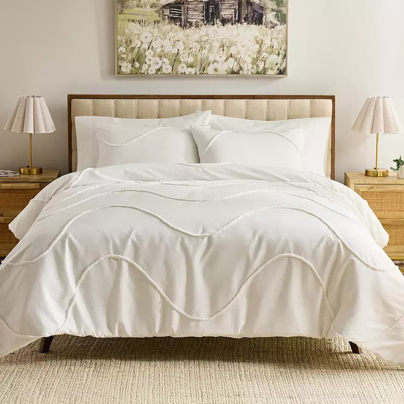 Sonoma Goods for Life® Tufted Wave Supersoft Comforter Set (Full/Queen)