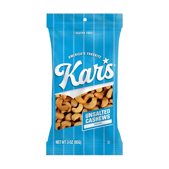 Kars Unsalted Cashews 85g
