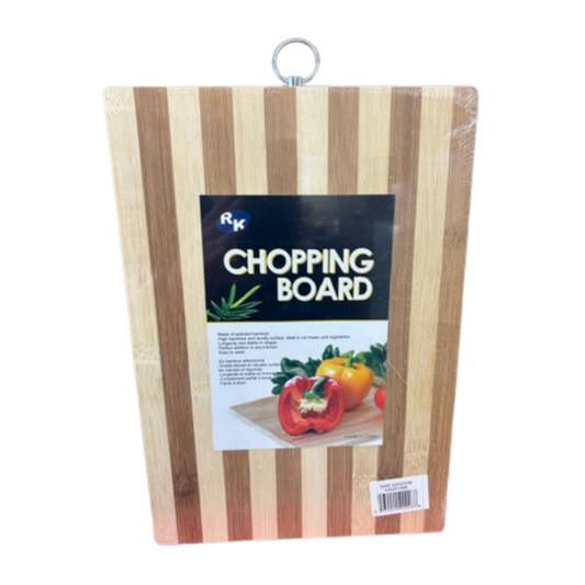 Rego Wooden Cutting Board With S/S Handle 32cmx22cm