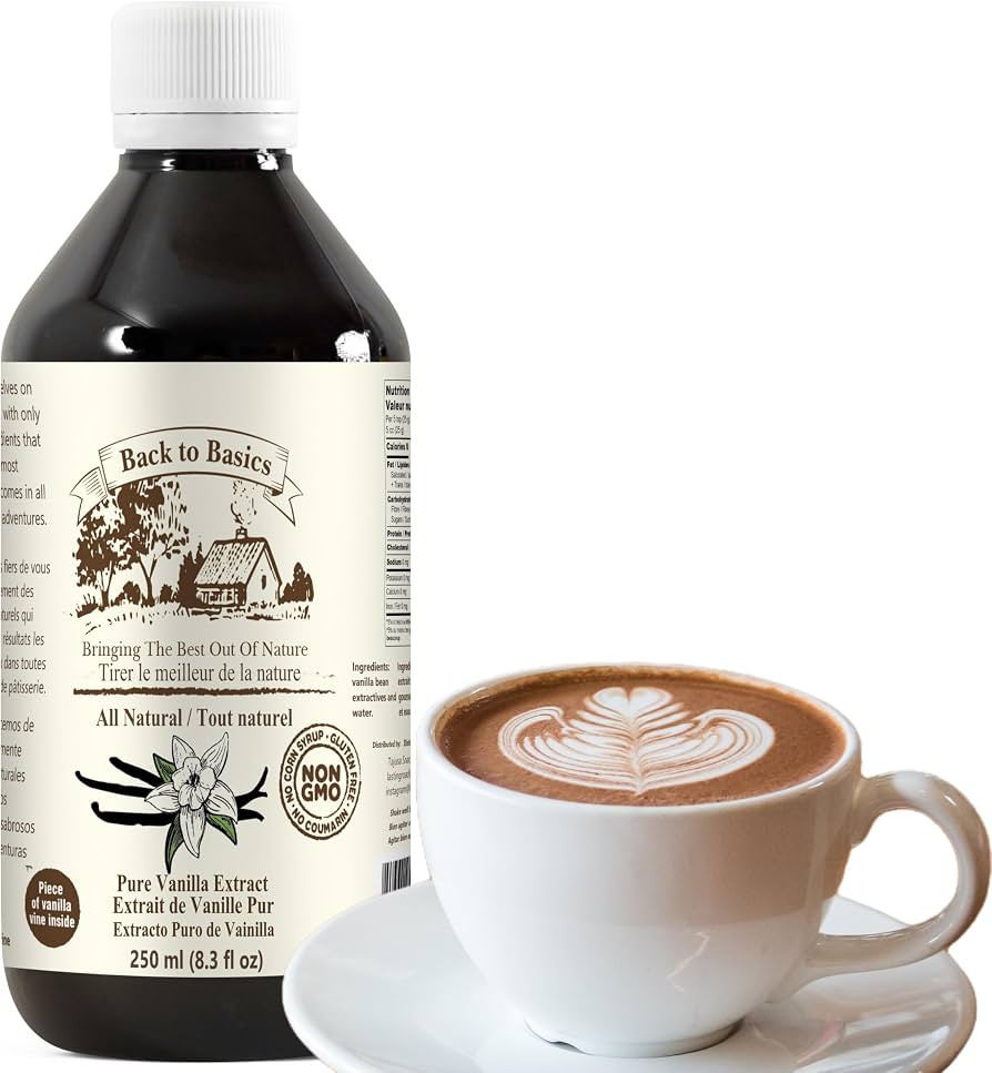 Back to Basics Pure Vanilla Extract 250ml