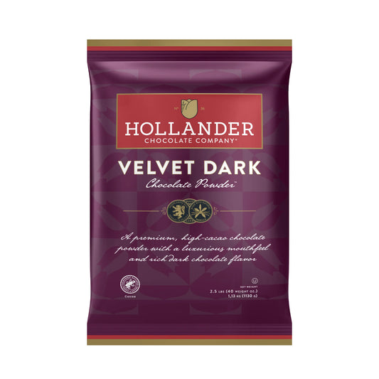 Hollander Velvet Dark Chocolate Powder 2.5lbs