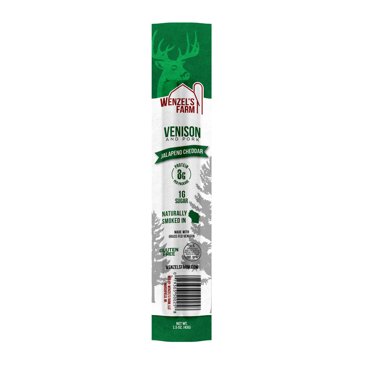 Wenzel's Farm Venison & Pork Jalapeno Cheddar