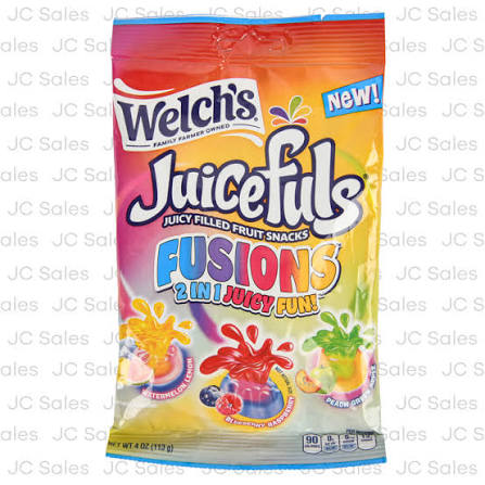 WELCH'S JUICEFULS FRUIT SNACKS FUSIONS 4 OZ