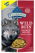 Blue Buffalo Wilderness Grain-Free, Salmon Wild Bits Soft & Chewy Dog Treats, 10 Oz