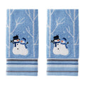 Winter Friends 2-Piece Hand Towel Set, Blue