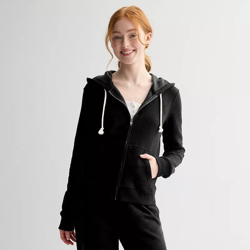 Juniors' SO® Core Zip-up Hoodie