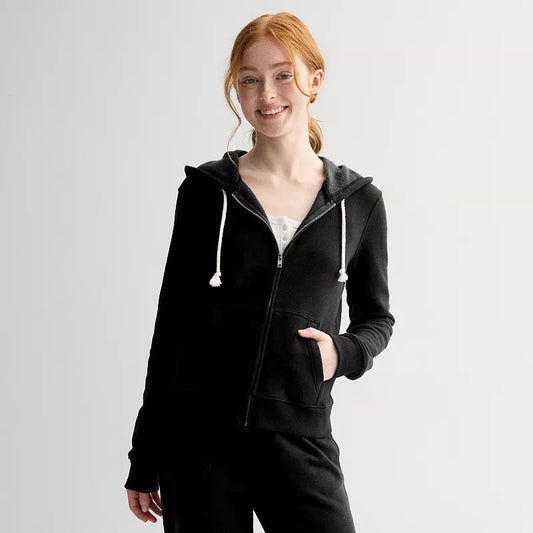 Juniors' SO® Core Zip-up Hoodie