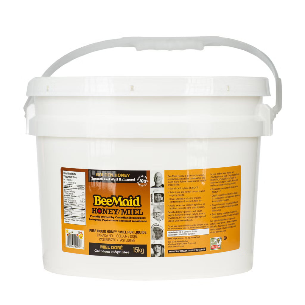 BeeMaid 100% Pure Liquid Golden Honey 15 kg