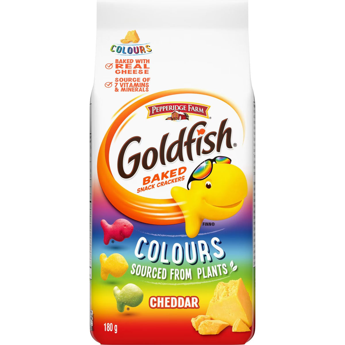 Pepperidge Farm Goldfish Colours Crackers, 180 Grams
