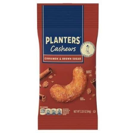 Planters cashews Cinnamon & Brown Sugar 64g