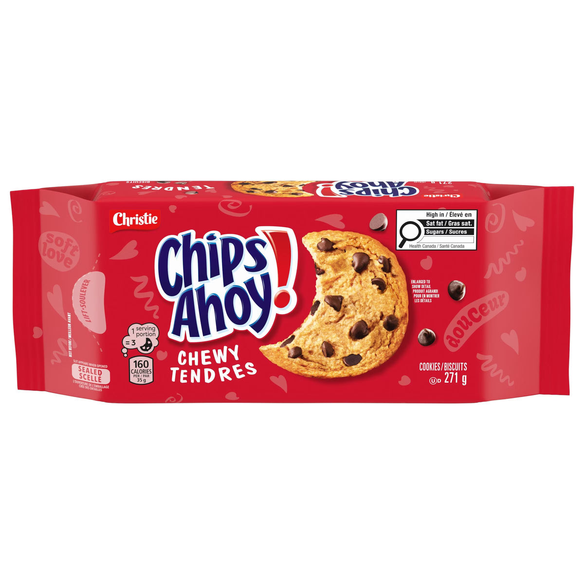 Chips Ahoy! Chewy Cookies, Chocolate Chip, 271 g