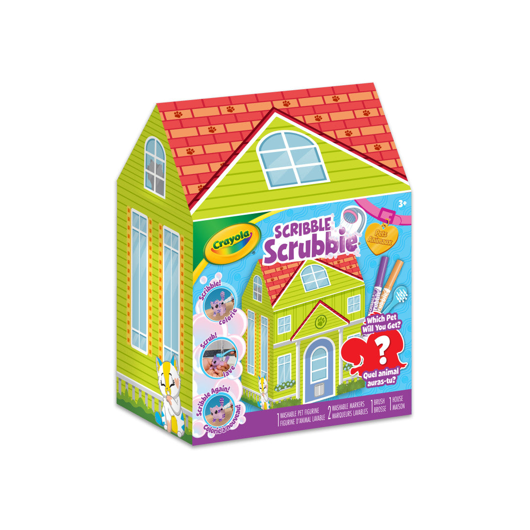 Crayola Scribble Scrubbie Mystery Pet Playhouse