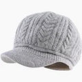 Twist Women Visor Hat Warm Fleece Lined Beret Hats