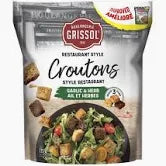 Boulangerie Grissol Garlic and Herb Restaurant-Style Croutons 135 g