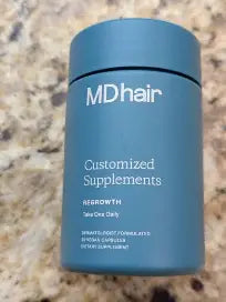 MDHair Customized Hair Supplements REGROWTH 30 Capsules
