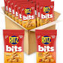 RITZ Bits Cheese & Spicy Queso Cheese Sandwich Crackers Variety Pack, 12 ct