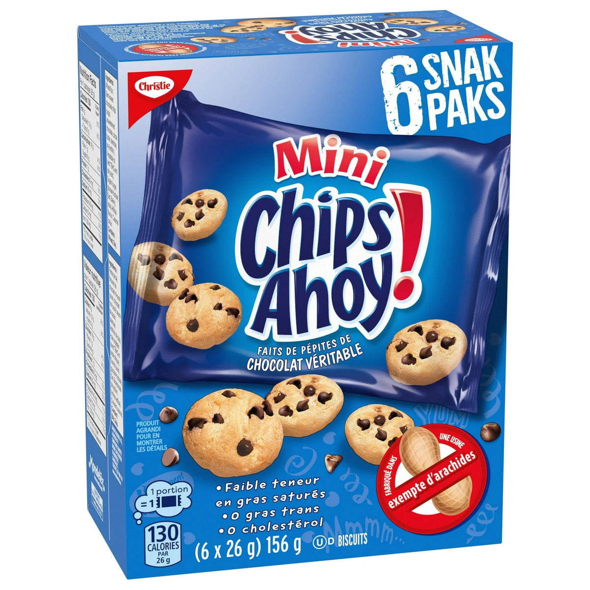 Chips Ahoy! Mini Chocolate Chip Cookies Snack Packs 156 g